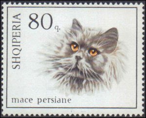 Albania #965-971, Complete Set(7), 1966, Cats, Never Hinged