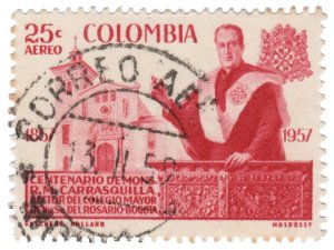 COLOMBIA 1959. AIRMAIL STAMP. SCOTT # C315. USED. # 1