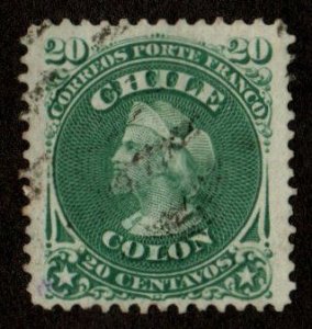 Chile #19 used