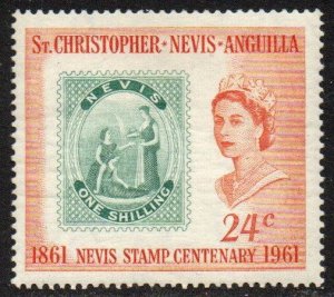 St. Kitts-Nevis Sc #142 Mint Hinged