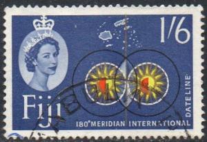 Fiji 1962 1/6d International Dateline used