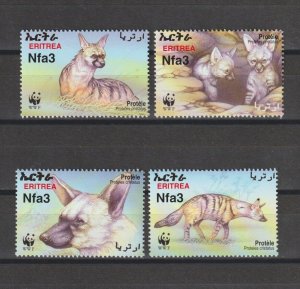 ERITREA 2001 WWF SG 488/91 MNH