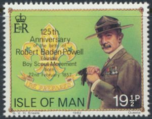 Isle of Man MUH   Sc 209   SG 213 Scouting 1982 see scan