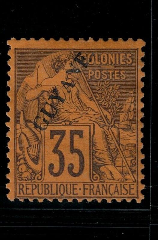 French Guiana 1892 27 Mint SCV $225.00