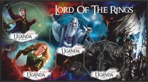 Stamps. Cinema. The Lord of the Rings 2018 year 1+1 sheets perforated MNH**