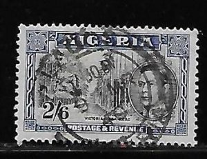 Nigeria 63b 2sh6d Road single Used