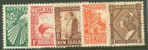 New Zealand #185/186/187/188 Unused