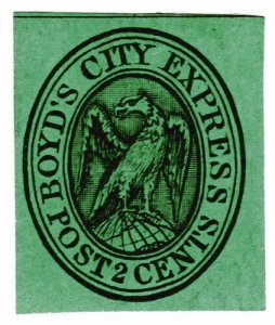 (I.B) US Local Post : Boyd's City Express 2c