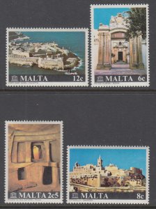 Malta 570-573 UNSECO MNH VF
