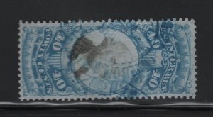 R114 VF-XF used revenue stamp neat cancel nice color cv $ 140  ! see pic !