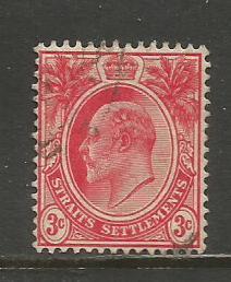 Straits Settlements   #130  Used  (1908)