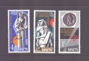 Malta #394-396  MNH  1968  food and agriculture