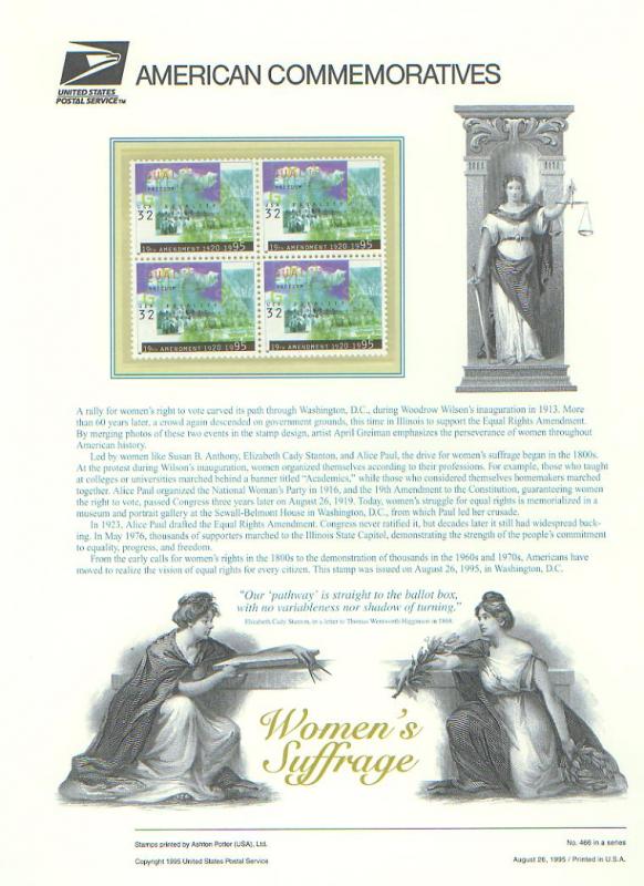 Women Suffrage, Set 4