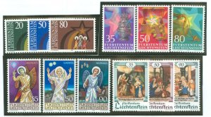 Liechtenstein #769/951 Mint (NH) Single (Complete Set)