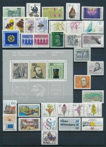 West Germany 1984 Complete Year Set  MNH