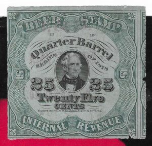 U.S. Scott #REA39c Beer - Revenue Stamp - Used Single