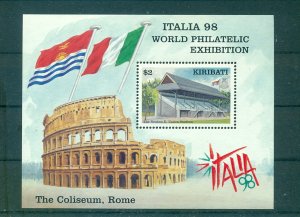 Kiribati - Sc# 730. 1998 ITALIA 98 Stamp Expo. MNH Souv. Sheet. $3.25.