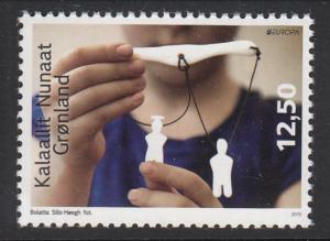 Greenland MNH 2015 12.50k Child playing with mobile - Old Toys - EUROPA