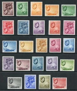 Seychelles SG135/49 (only 1 x 50c) all the key values there M/Mint