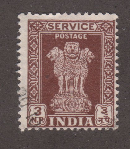 India O129 Capital of Asoka Pillar 1957