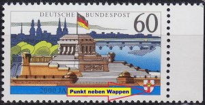 GERMANY BUND [1992] MiNr 1583 y F5 ( **/mnh ) Plattenfehler