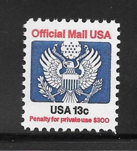 #O129 MNH Official Single