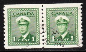 Canada - Scott 278 - VF used pair