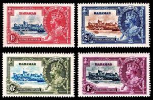 BAHAMAS SILVER JUBILEE COMM. SET OF (4) -1935 - OGXLH - VF  $25.00 (ESP#2945)