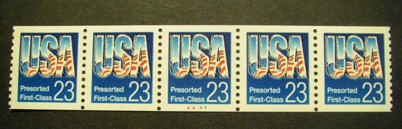 Scott 2606, 23 cent USA Presorted, PNC5, #A4444, MNH