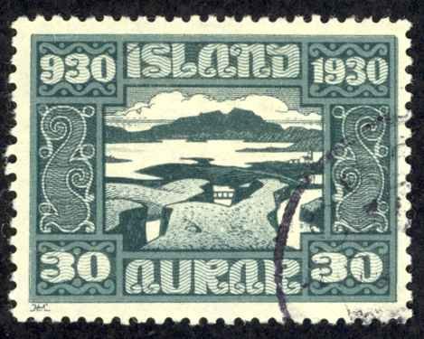 Iceland Sc# 159 Used (a) 1930 30a Definitives