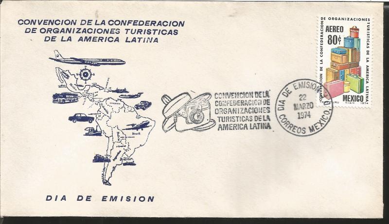 J) 1974 MEXICO, CONVENTION OF THE CONFEDERATION OF TOURIST ORGANIZATIONS OF LATI