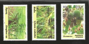 J) 2010 VIETNAM, TREES, SET OF 3, MNH