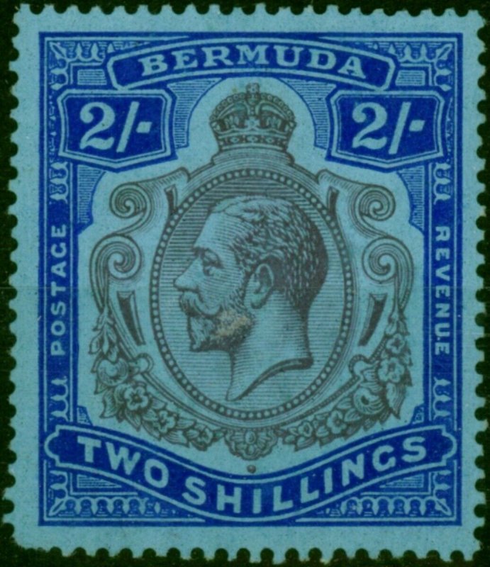 Bermuda 1927 2s Purple & Bright Blue-Pale Blue SG88 Fine VLMM