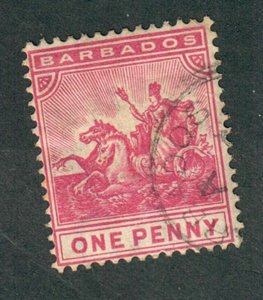 Barbados #72 used single (wtmk 2)