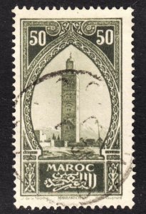 French Morocco Scott 105 F+ used.  FREE...