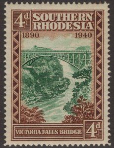 Mint Hinged 61 Victoria Falls Bridge