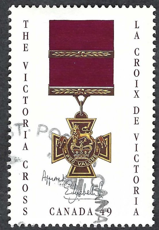 Canada #2065-2066 49¢ Canadian Victoria Cross (2004).  Two stamps. Used.