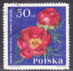 Poland 1282 Peony 1964