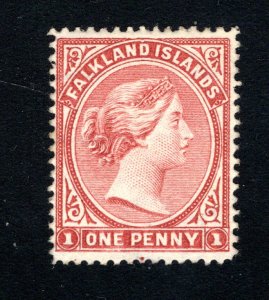 Falkland Islands SC #7  F/VF, Unused,  No Gum, CV $95.00 .....1930008