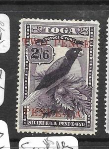 TONGA  (PP1905B)   BIRD 2D/2/6  SG 65   MOG