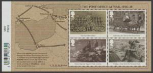 2016 Post Office at War Mini sheet;MNH