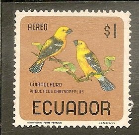 Ecuador Scott C441  Bird   Used
