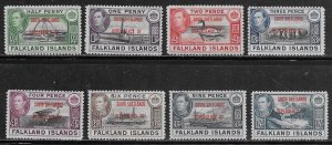 Falkland Islands Dependencies Scott #'s 5L1 - 5L8 MH