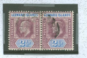 Leeward Islands #32v Used Multiple