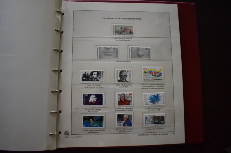 GERMANY  1986 YEAR SET  MNH