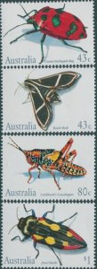 Australia 1991 SG1287-1290 Insects set MNH