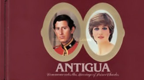 ANTIGUA 1981 #627 Royal Wedding Booklet MNH