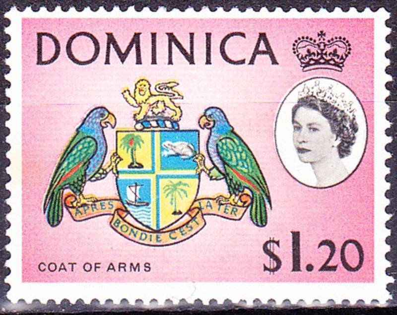 DOMINICA 1963 QEII $1.20 Multicoloured SG176 MH