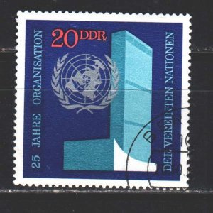 GDR. 1970. 1621. 25 years of the UN. USED.