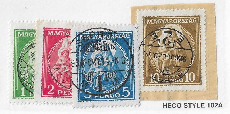 Hungary Sc #462-465 set of 4 high values used with CDS VF